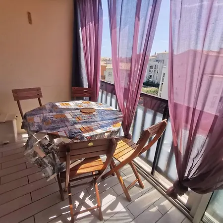T2 Mezzanine Avec Climatisation - 6 Pers. Au Cap D'agde - Fr-1-880-25 * 阿格德